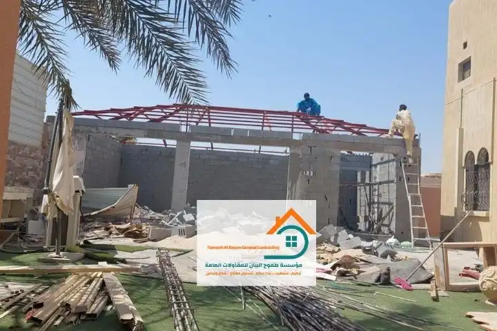 تكلفة بناء ملحق في جده